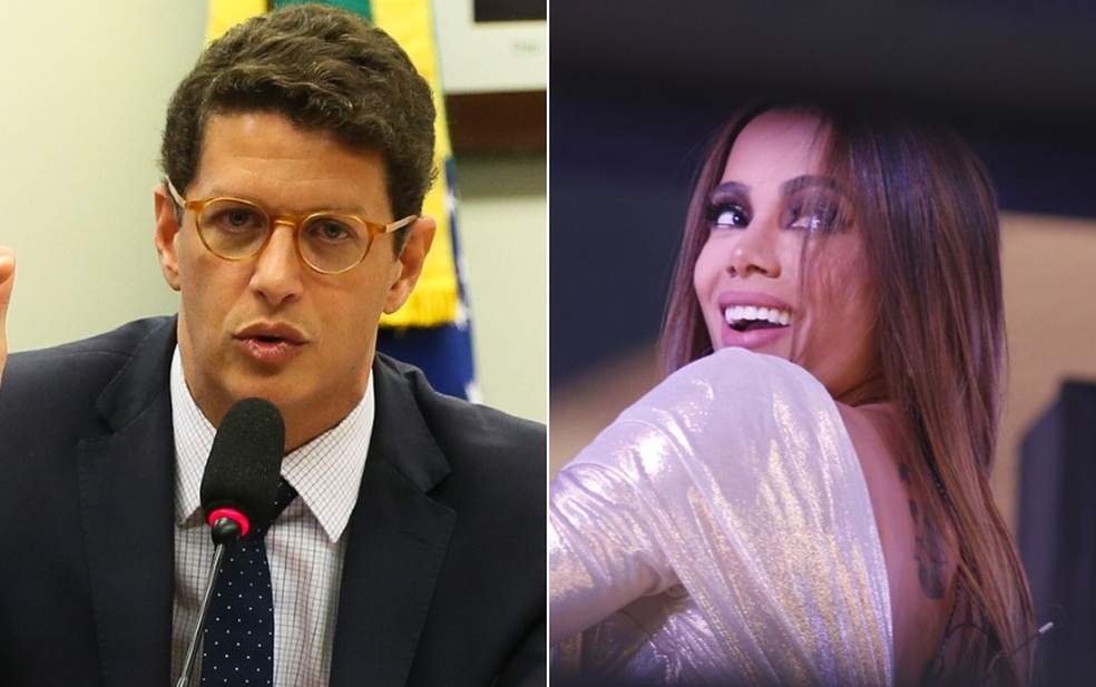 Ministro Ricardo Salles discute com Anitta em rede social