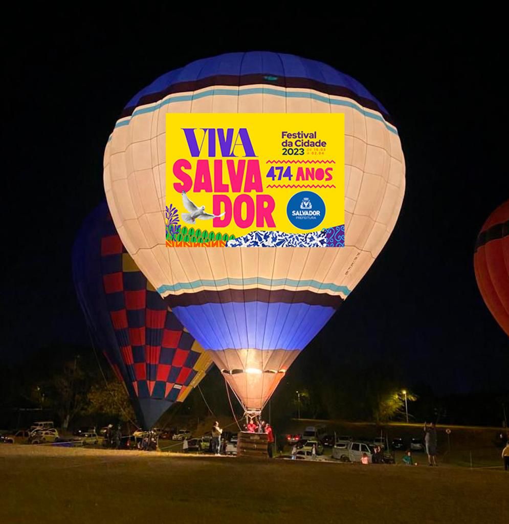474 anos de Salvador: Festival da Cidade terá voo cativo de balão durante três dias