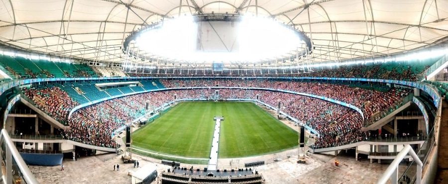 Arena Fonte Nova registra o maior público do ano em evento realizado neste domingo (29)