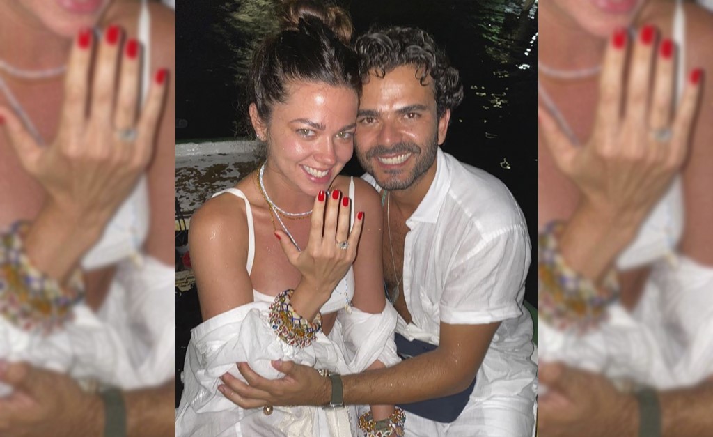 Betina de Luca e Lair Pasetti ficaram noivos em Salvador 