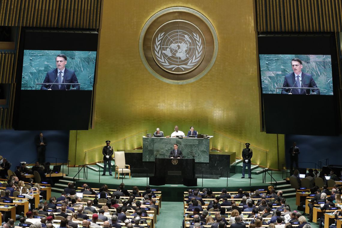 Em discurso na ONU, Bolsonaro destaca riqueza da Amazônia