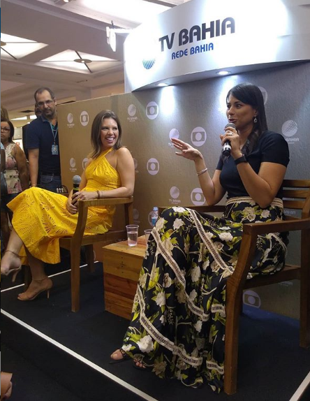 Jessica Senra e Camila Marinho compartilham experiências em bate-papo com o público