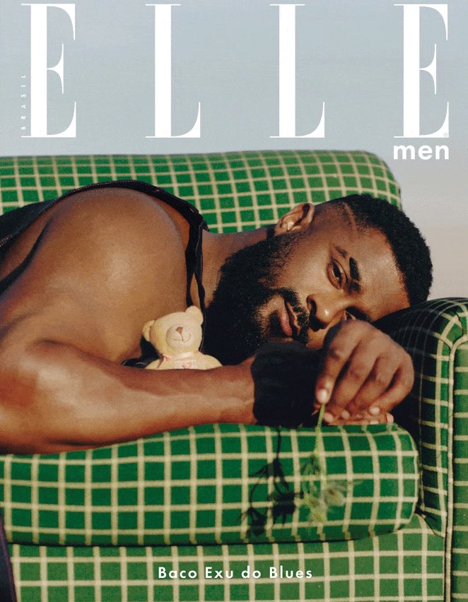 Baco Exu do Blues estampa uma das capas da 1ª edição da ELLE Men