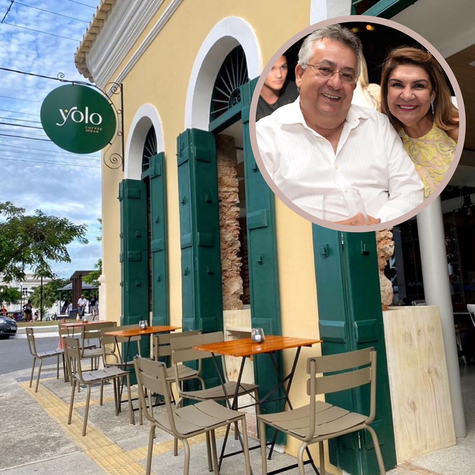 Carmem e Francisco Catelino visitam café recém-inaugurado no Santo Antônio Além do Carmo 