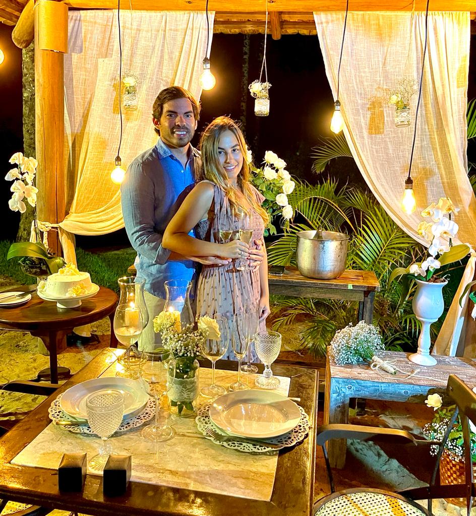 Veja fotos do noivado de Carolina Waxman Souza e Paulinho Carneiro