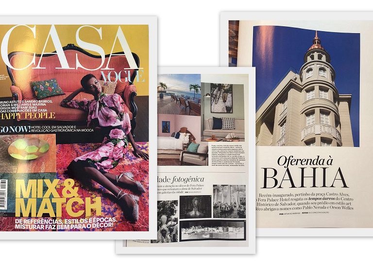 Casa Vogue traz matéria especial sobre o Fera Palace Hotel 