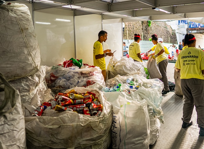 Central de Reciclagem movimenta mais de R$ 880 mil durante o Carnaval de Salvador
