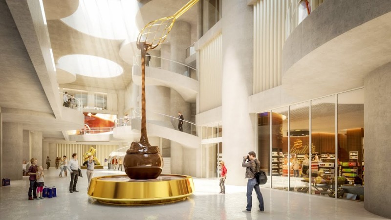 Maior fonte de chocolate do mundo é inaugurada na Suíça. Vem saber!