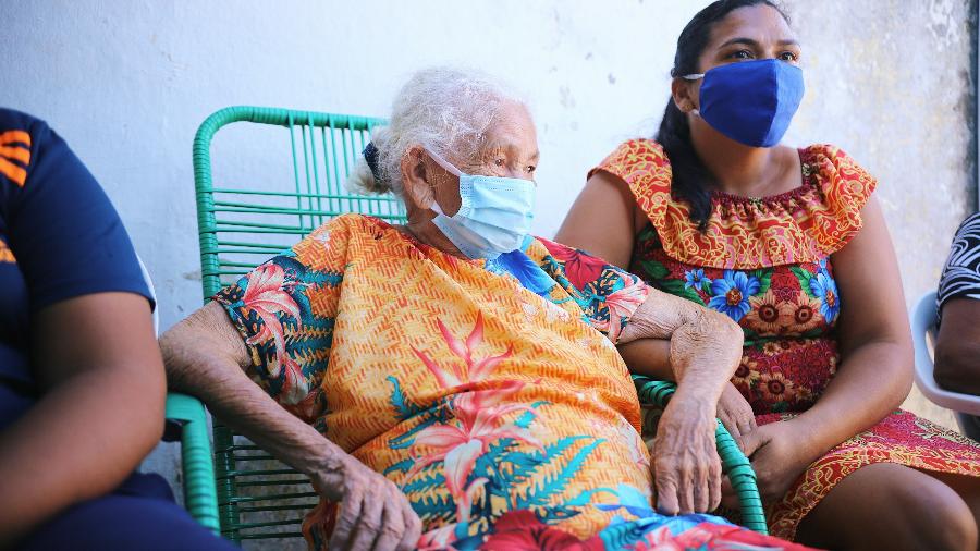 Aos 108 anos, Clotilde Maria da Silva se recupera da covid-19