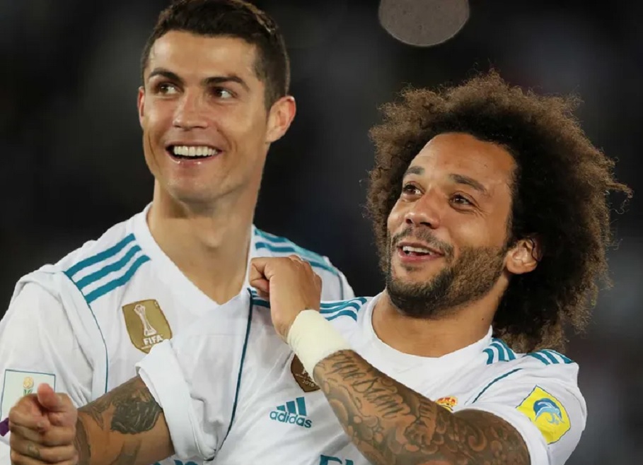 Cristiano Ronaldo homenageia brasileiro Marcelo, que deixou o Real Madrid: ‘irmão’
