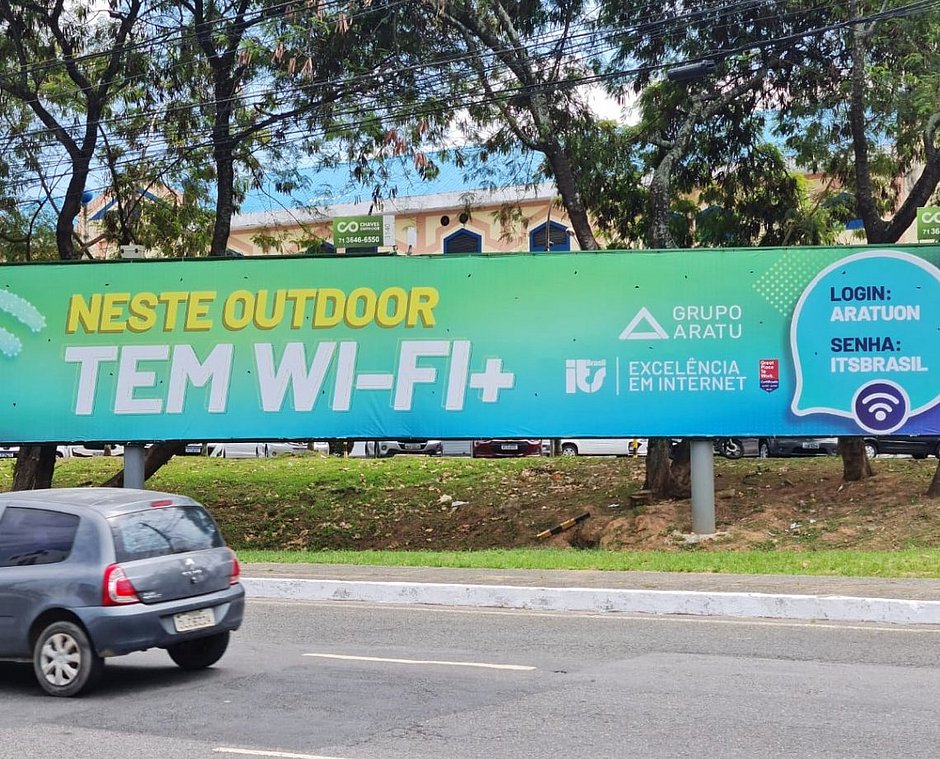 Empresa instala internet gratuita em outdoors de Salvador; veja locais