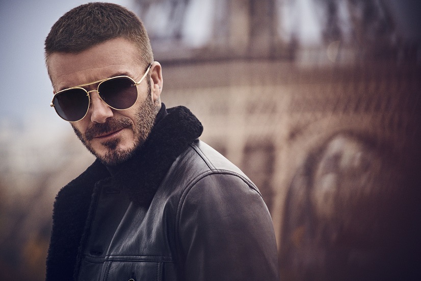 David Beckham fotografa campanha de óculos em Paris. Vem ver!