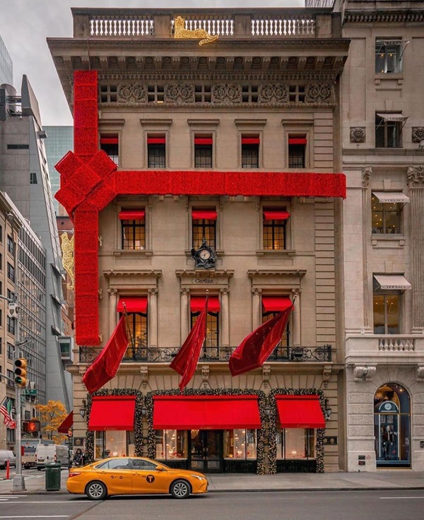 Cartier, em New York, inaugura decoração de Natal 