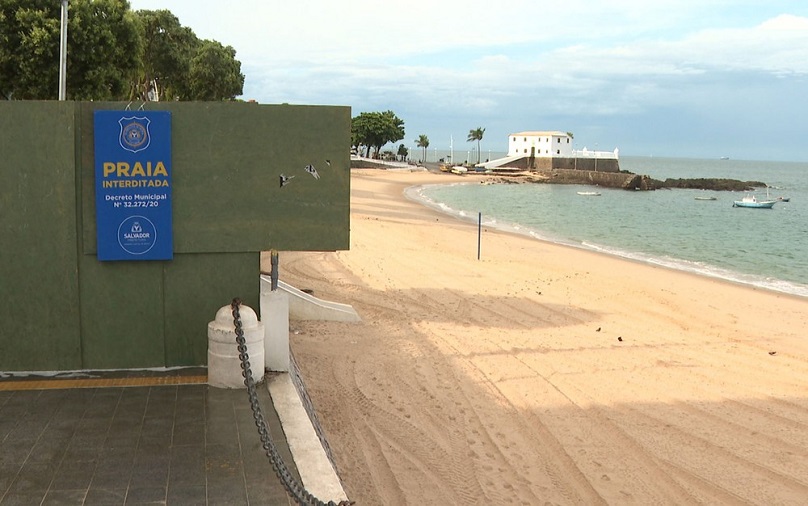 Prefeitura de Salvador prorroga decreto que suspende aulas, acesso à praia e funcionamento de outras atividades