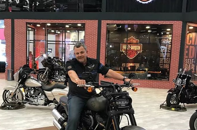 Marcelo Zollinger inaugura a nova Harley Davidson Bahia