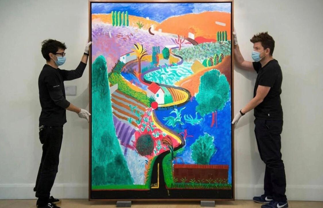 Paisagem mais importante de David Hockney pode ser vendida por mais de US$ 35 mi