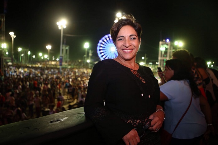 Dina Rachid elogia estrutura do Festival da Virada 