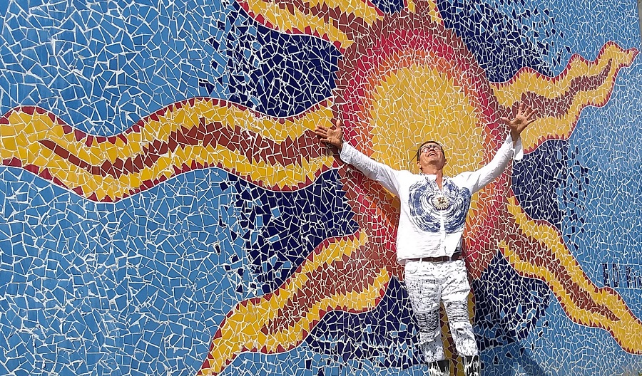 Ed Ribeiro inaugura maior mosaico do Brasil