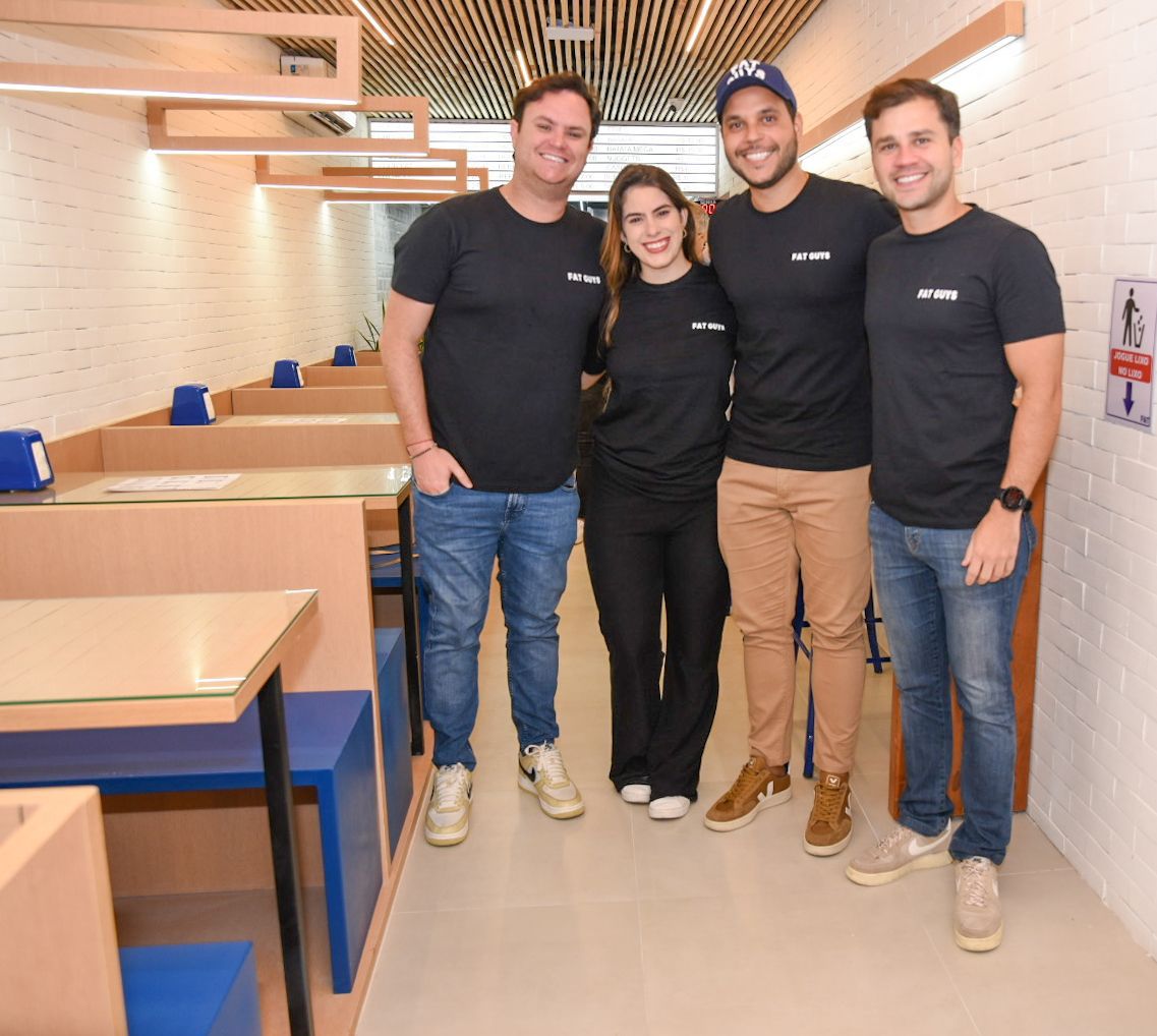 Rede de fast food Fat Guys inaugura primeira loja em Salvador; confira quem passou por lá