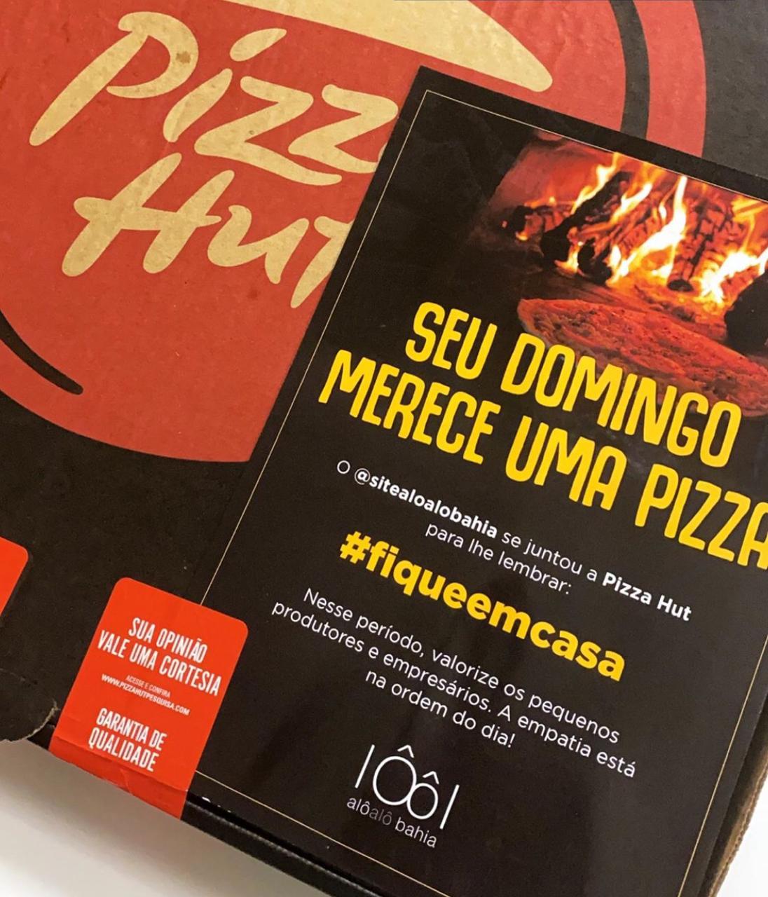 Alô Alô Bahia promove ação especial em parceira com a Pizza Hut 