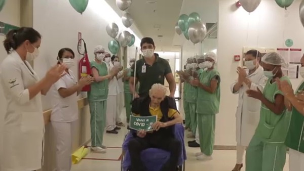 No Recife, homem de 104 anos se recupera da Covid-19