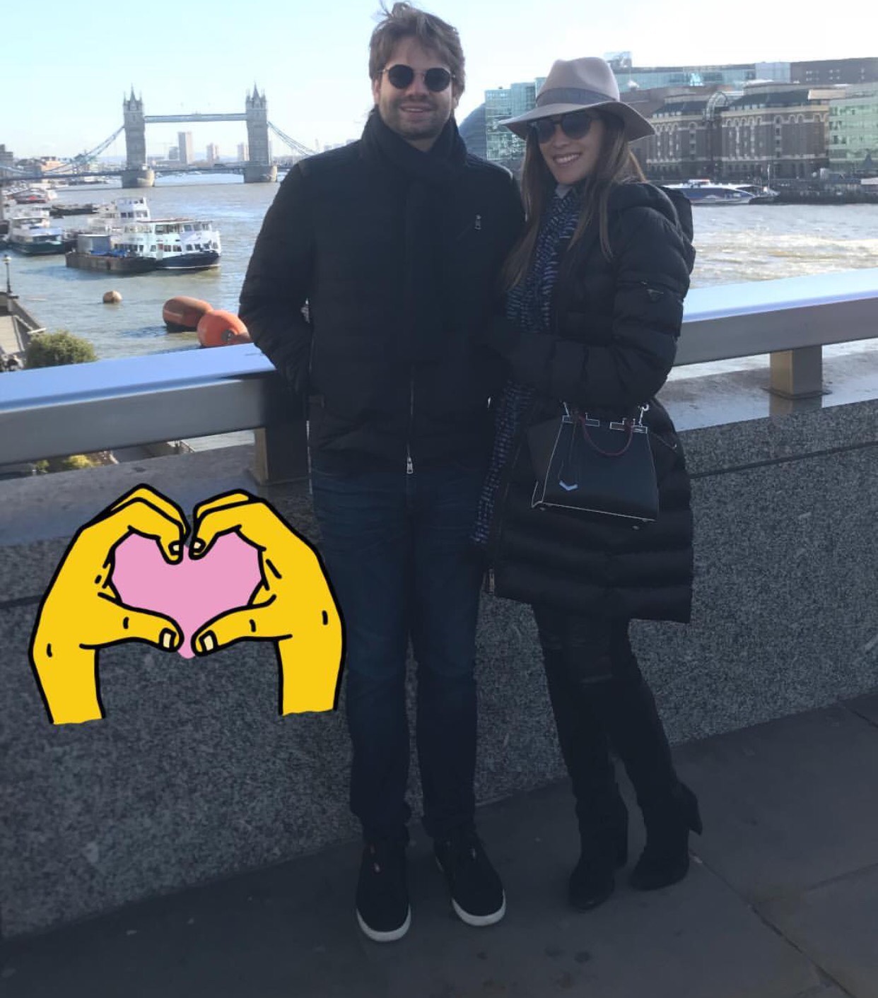 Stephanie Mattos e Gabriel Suarez passam o Valentine´s Day em Londres