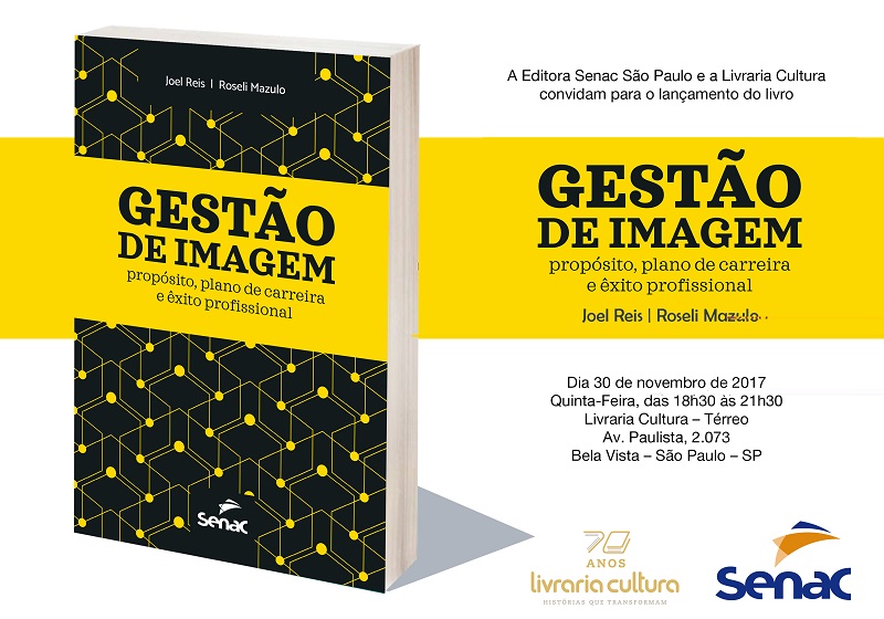 Joel Reis e Roseli Mazulo lançam livro sobre gestão de imagem