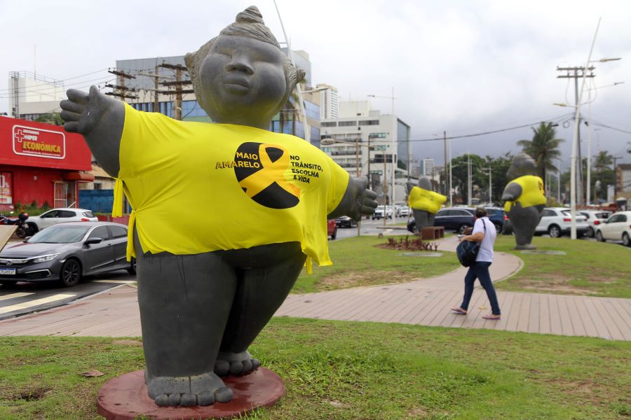   Maio Amarelo: “Gordinhas de Ondina” participam de ação pela conscientização no trânsito 