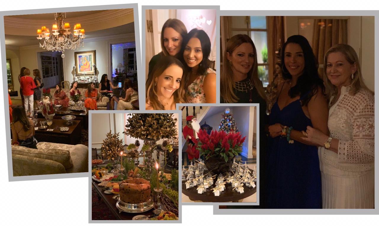 Jantar de pré-Natal de Isabela Dantas e Teca Martins movimentou o Horto 