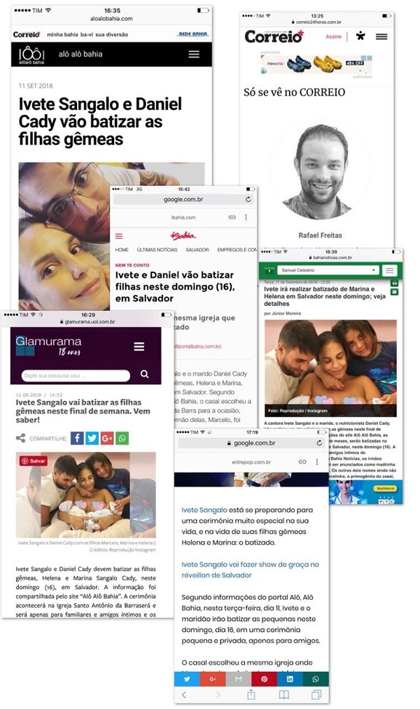 Notícia do Alô Alô Bahia é destaque em diversos sites   