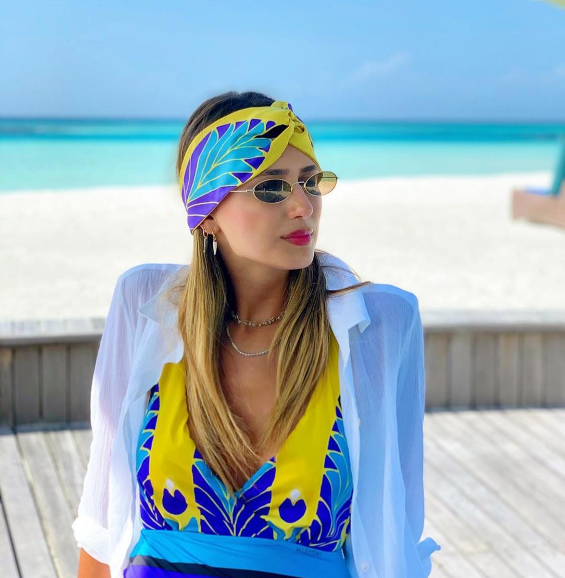 Juliana Carvalho e Antonio Bordon curtem férias luxuosas nas Maldivas