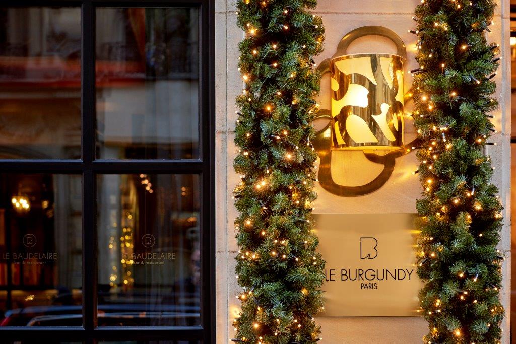 Conheça o Natal do Hotel Le Burgundy Paris