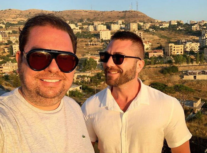 Junior Mendes e Lucas Anderi: Férias no Líbano