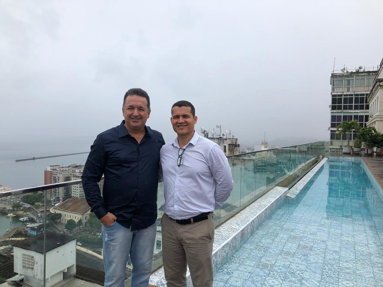 Empresário Lúcio Pinto se reúne com gerente do Fera em busca de negócios para o sul da Bahia