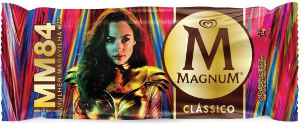 Magnum lança edição especial em homenagem ao filme "Mulher-Maravilha 1984"