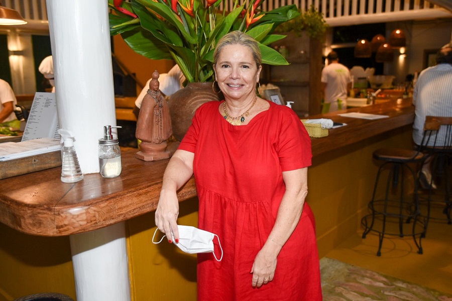 Dona do Maritaca Restaurante, Marcia Taliberti celebra aniversário em Trancoso 