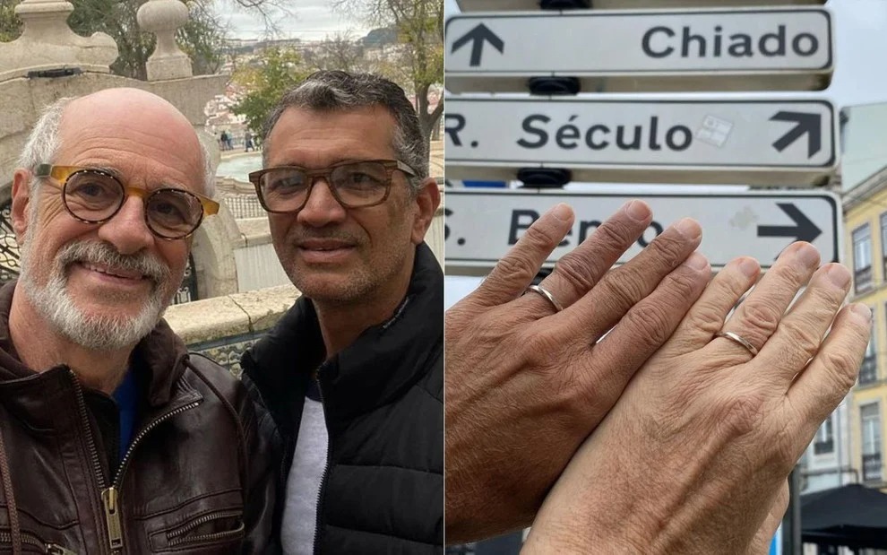 Marcos Caruso nega cerimônia de casamento: 'Anéis comprados numa feirinha'