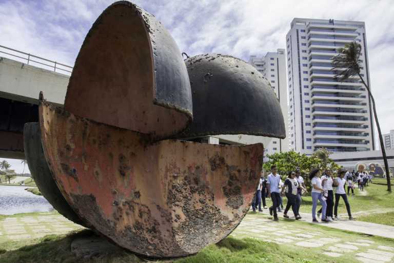 Espaço Mário Cravo, no Parque de Pituaçu, está sendo desmontado