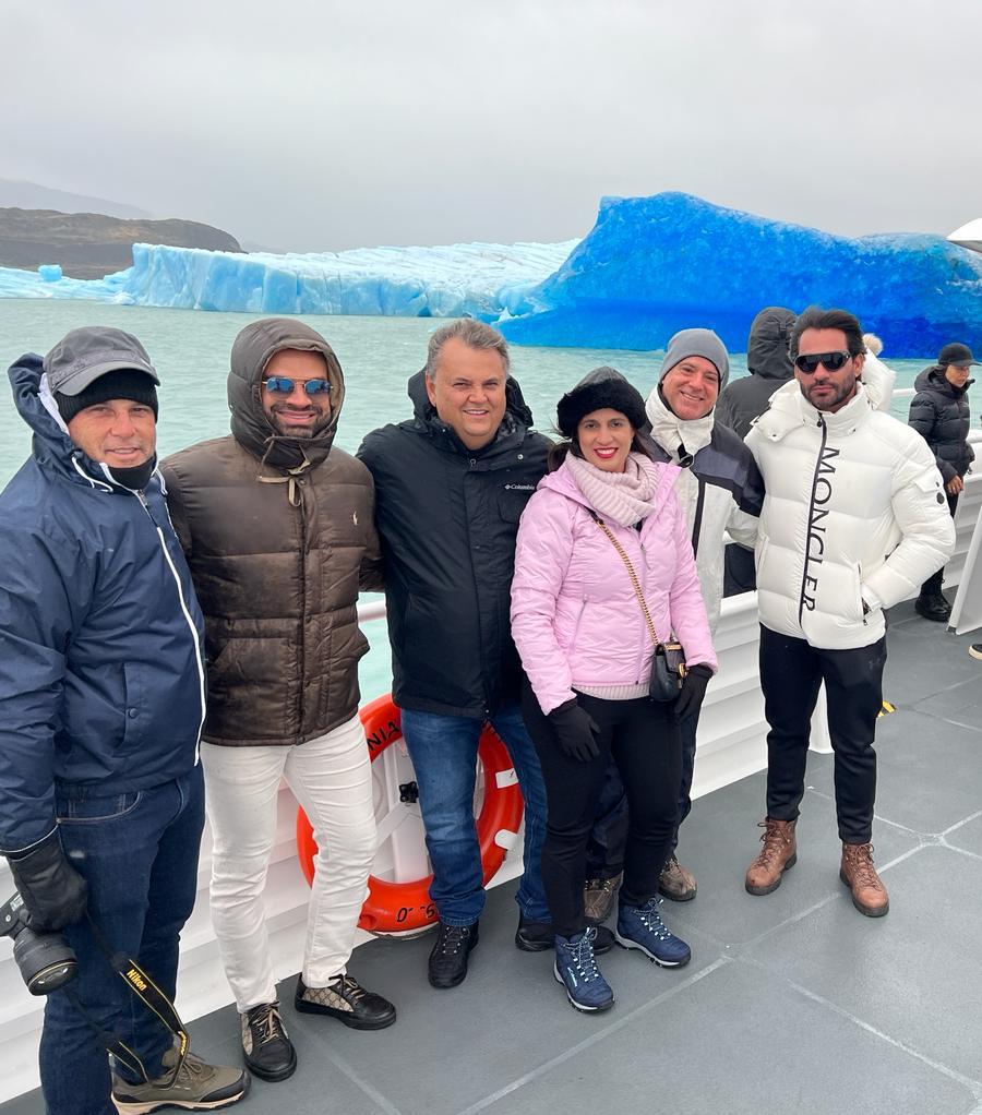 Arquitetos baianos visitam geleira na Patagônia Argentina a convite da Dell Anno 
