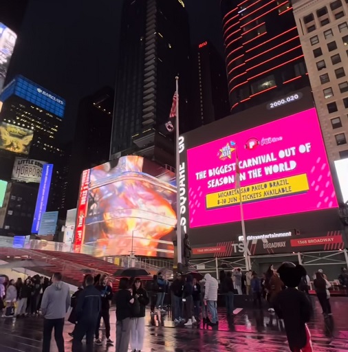  Festival criado na Bahia é destaque na Times Square, em Nova York