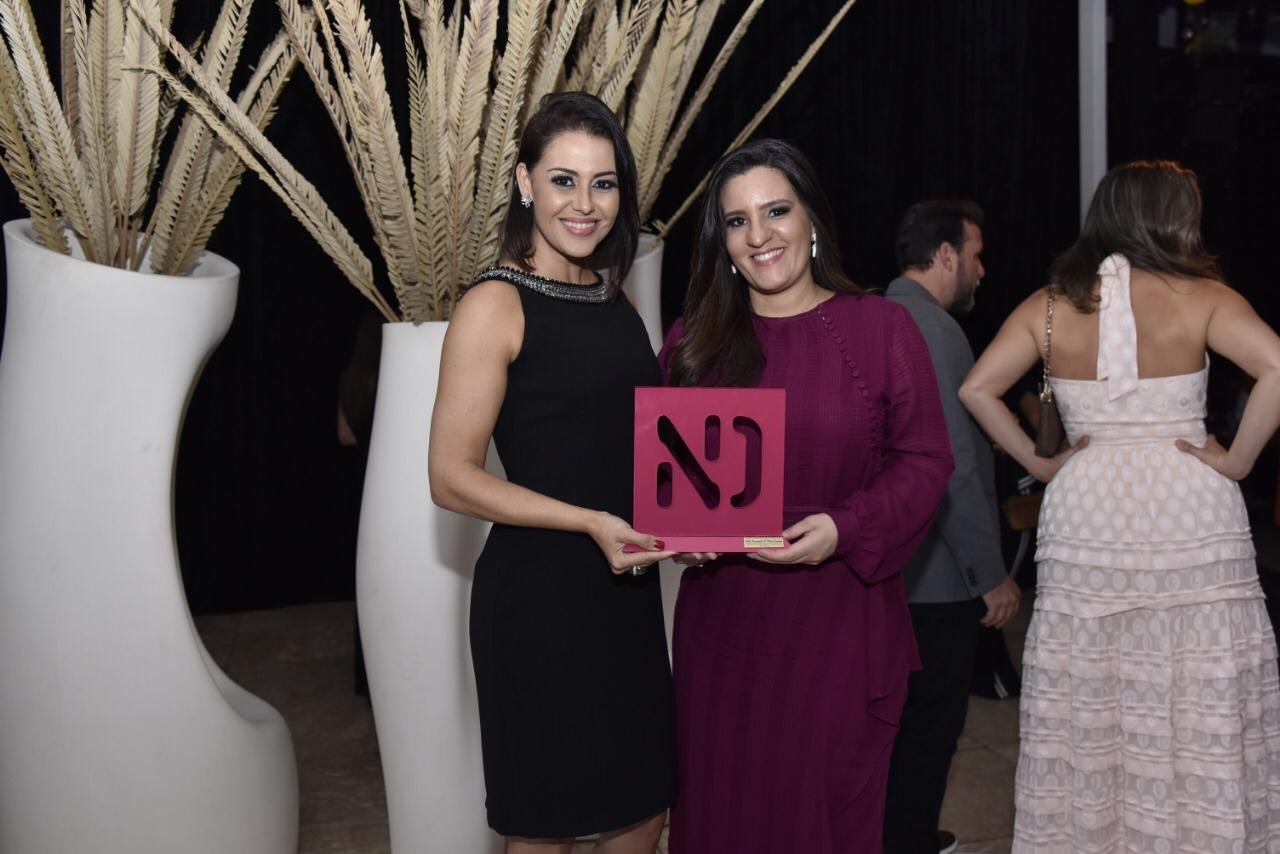 Mila Caramelo e Mila Saraiva foram premiadas no Núcleo Destaque 2019 