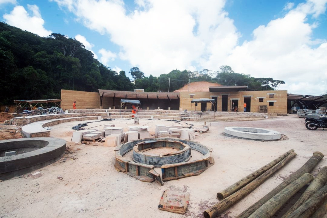 Novo Parque Pedra de Xangô, em Salvador, começa a ganhar forma. Vem ver!