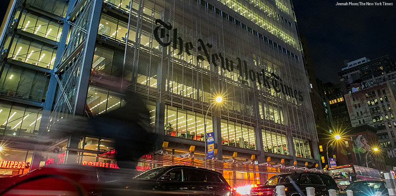 New York Times alcança 7,5 milhões de assinaturas