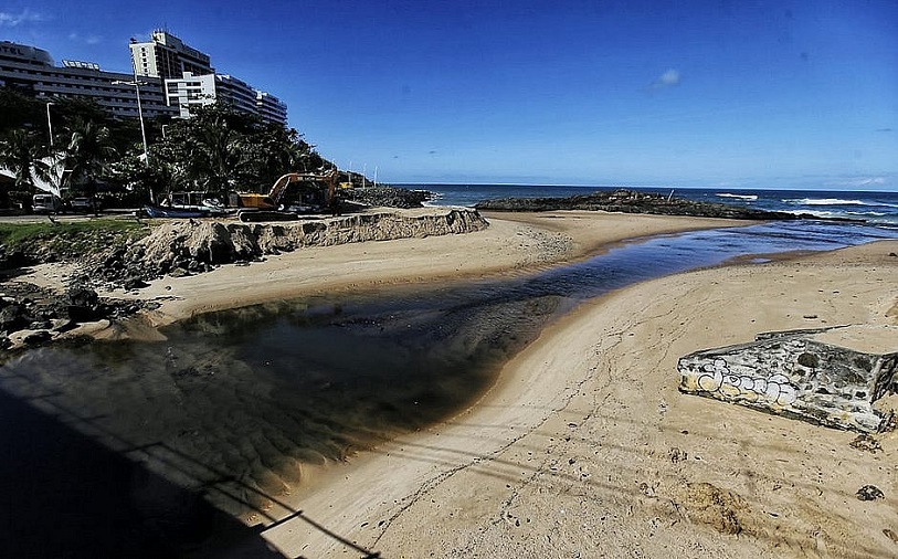Praias entre Rio Vermelho e Farol da Barra estarão impróprias para banho até dia 9