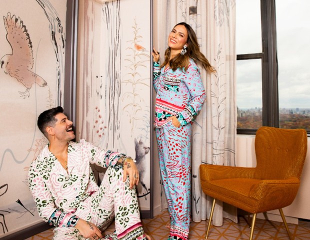 PatBo e Kadu Dantas lançam coleção de pijamas genderless. Vem ver!