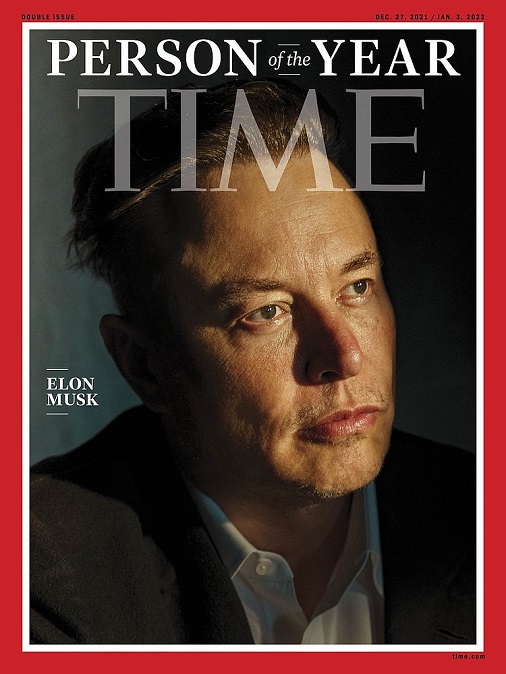 Revista 'Time' elege Elon Musk como Personalidade do Ano