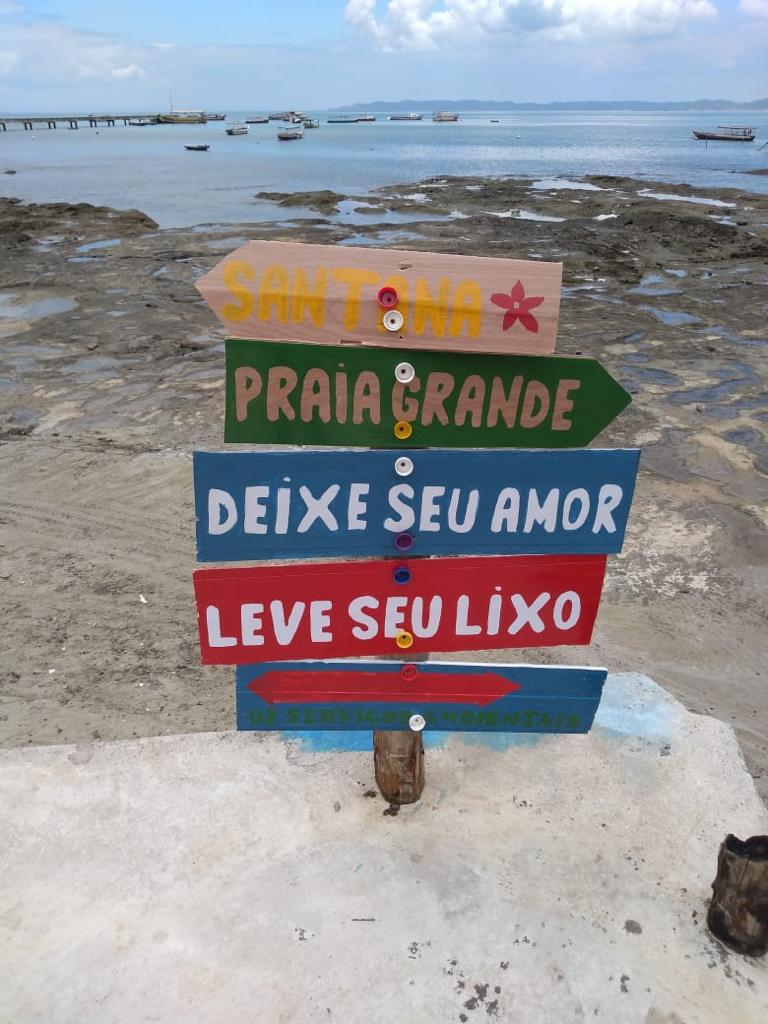 Prefeitura de Salvador instala placas educativas sobre preservação ambiental nas ilhas