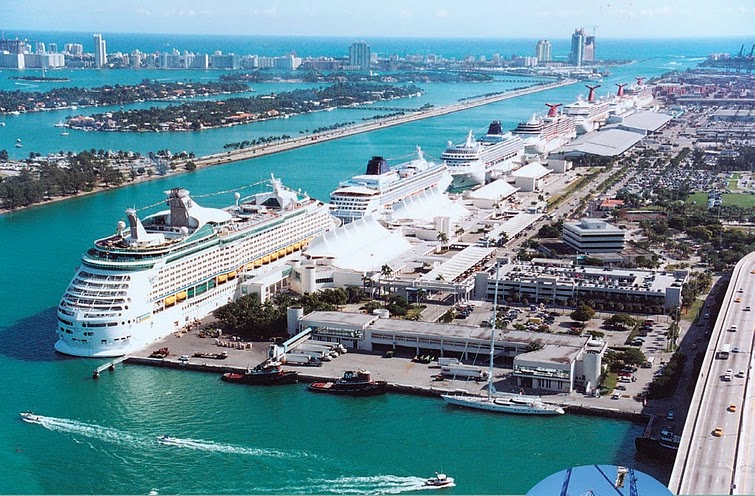 Porto de Miami cresce 16,7% em número de passageiros