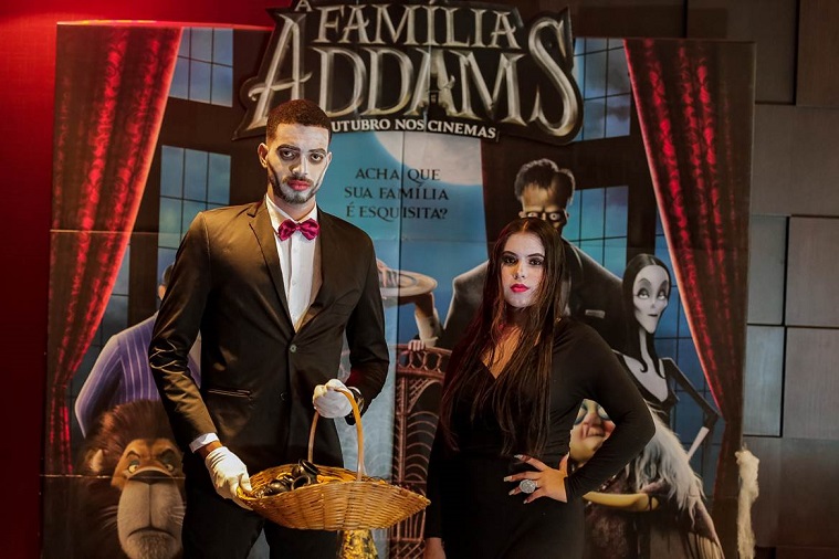 Convidados curtem pré-estreia da animação 'A Família Addams' em Salvador. Veja como foi!