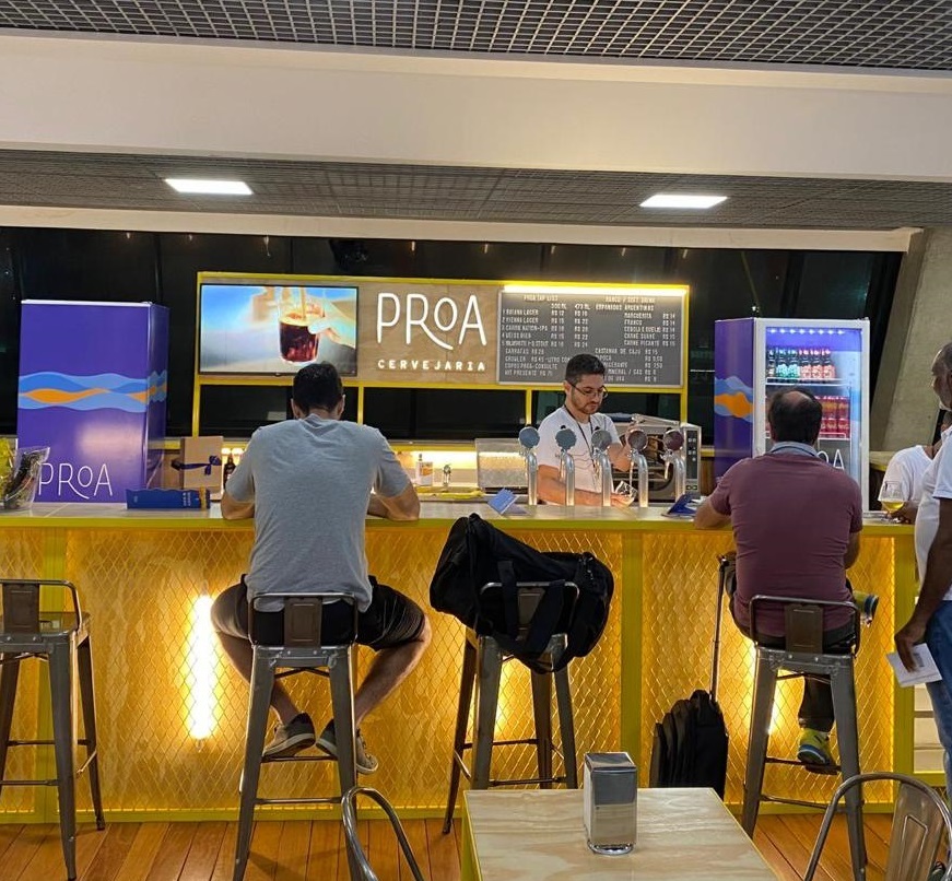  Proa cervejaria inaugura bar no Aeroporto Internacional de Salvador